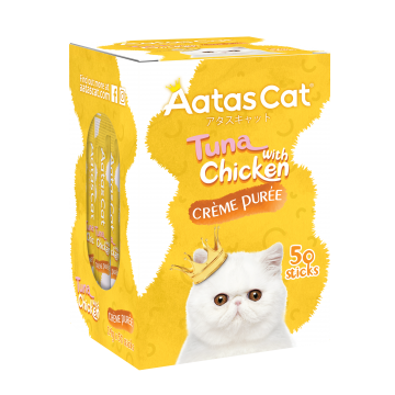 Aatas Cat Creme Puree Tuna with Chicken 14g x 50 Sachets